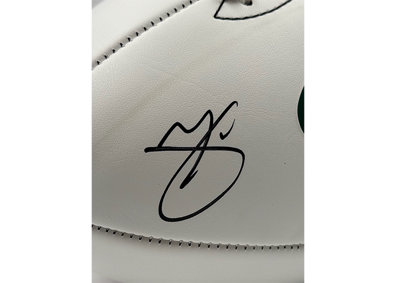 Minkah Fitzpatrick Signed New York Jets Logo Football JSA