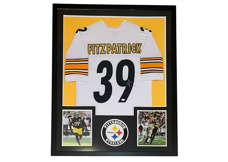 Minkah Fitzpatrick Signed Pittsburgh Steelers 34x42 Framed Jersey JSA