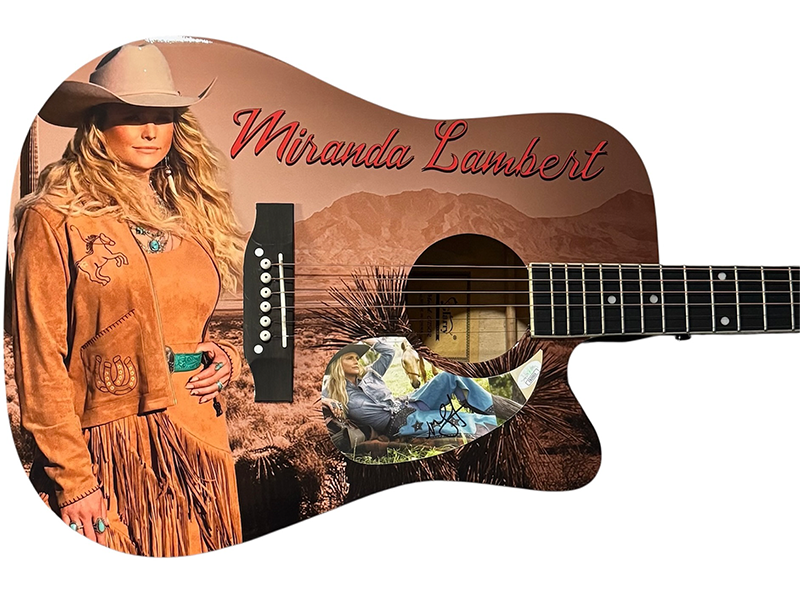 Miranda Lambert Signed Acoustic Guitar JSA