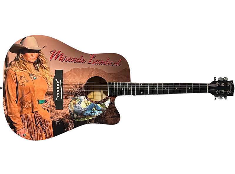 Miranda Lambert Signed Acoustic Guitar JSA