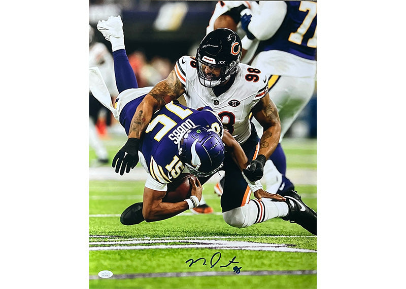 Montez Sweat Signed Chicago Bears 16x20 Photo JSA