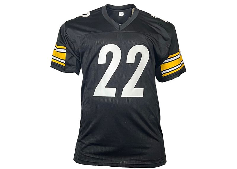 Najee Harris Signed Pittsburgh Black Football Jersey JSA