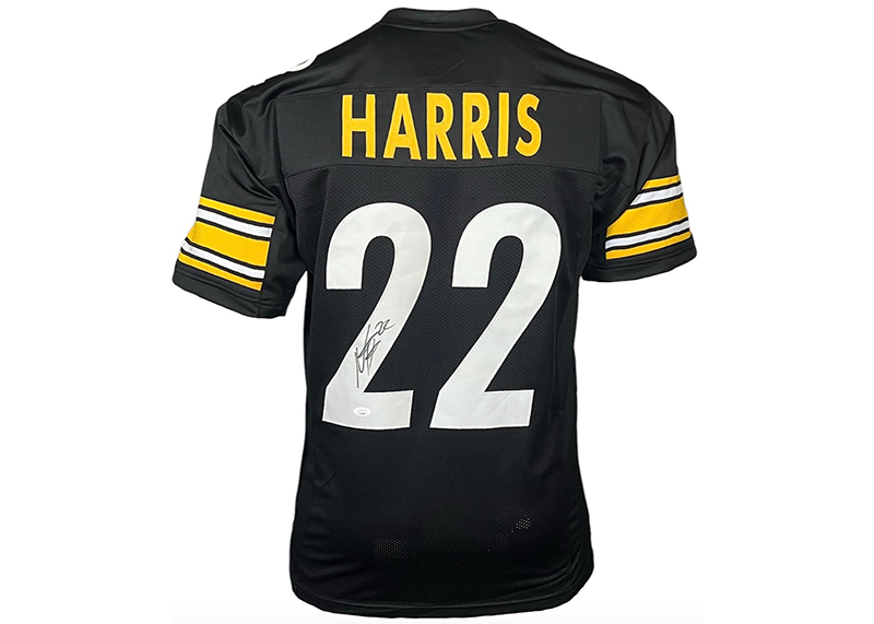 Najee Harris Signed Pittsburgh Black Football Jersey JSA