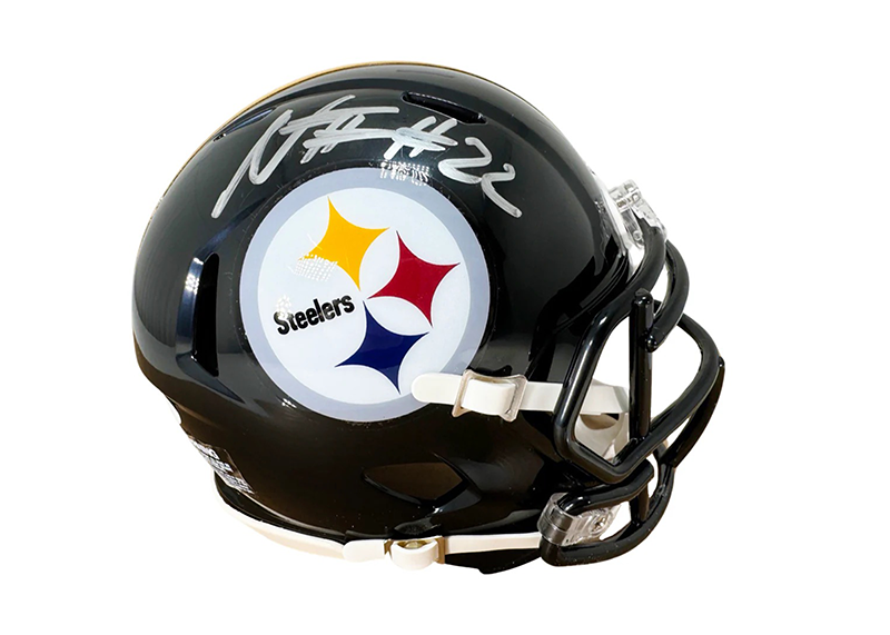 Najee Harris Signed Pittsburgh Steelers Speed Mini Football Helmet (JSA)
