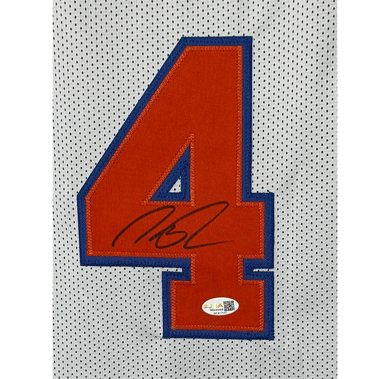 Nate Robinson Signed New York White Basketball Jersey JSA