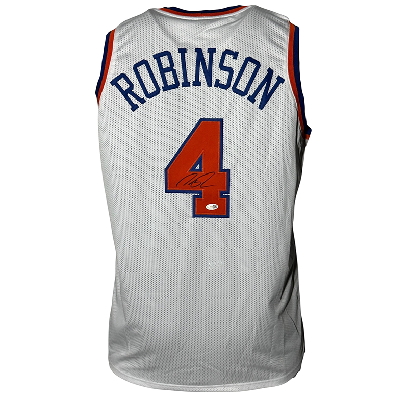 Nate Robinson Signed New York White Basketball Jersey JSA