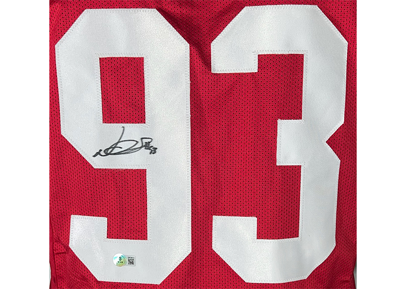 Ndamukong Suh Signed Nebraska Red Football Jersey Beckett