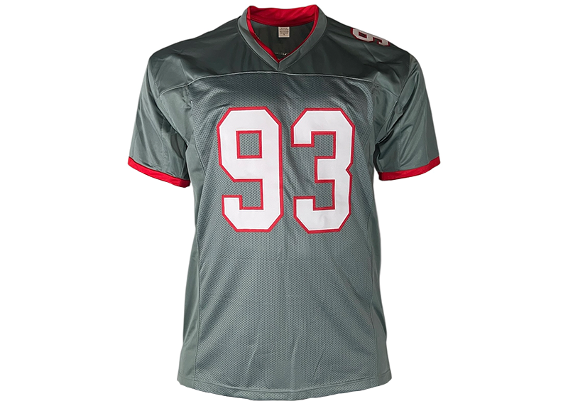 Ndamukong Suh Signed Tampa Bay Gray Football Jersey Beckett
