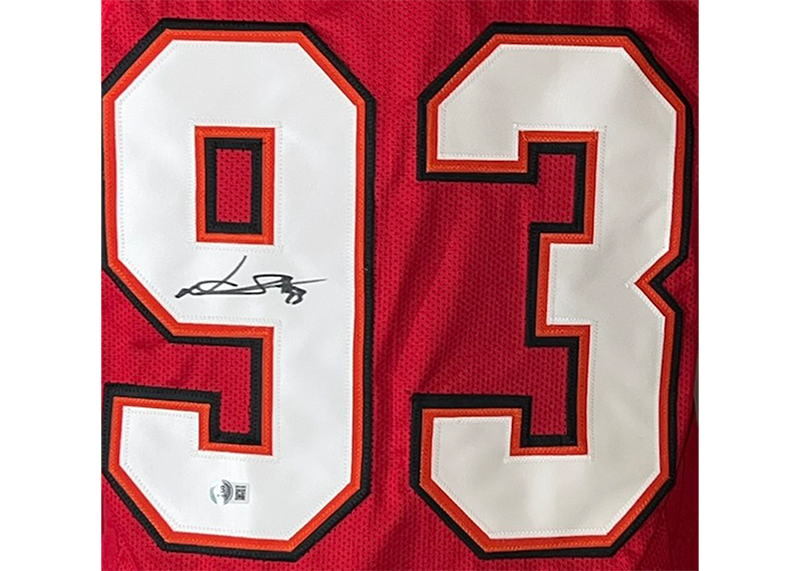 Ndamukong Suh Signed Tampa Bay Red Football Jersey Beckett
