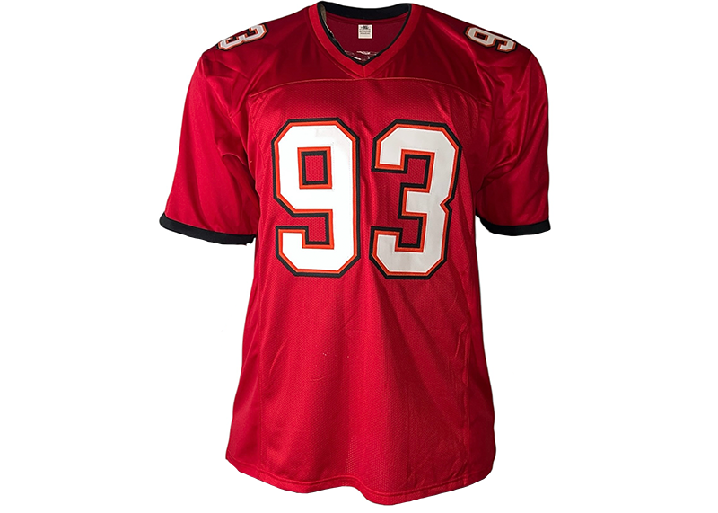 Ndamukong Suh Signed Tampa Bay Red Football Jersey Beckett