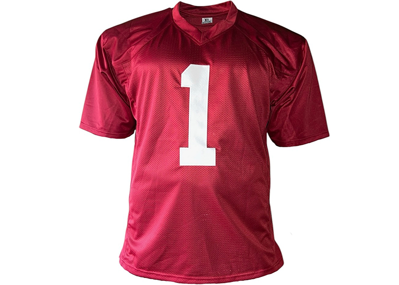 Nick Saban Signed Alabama Red College Football Jersey JSA