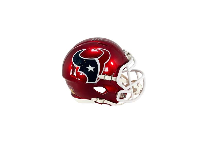 Nico Collins Signed Houston Texans Flash Speed Mini Football Helmet (JSA)