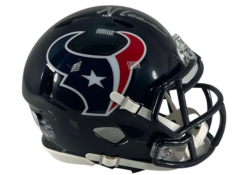 Nico Collins Signed Houston Texans Speed Speed Mini Football Helmet (JSA)