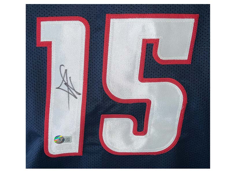 Nikola Jokic Signed Autographed Custom Blue Denver Basketball Jersey Beckett