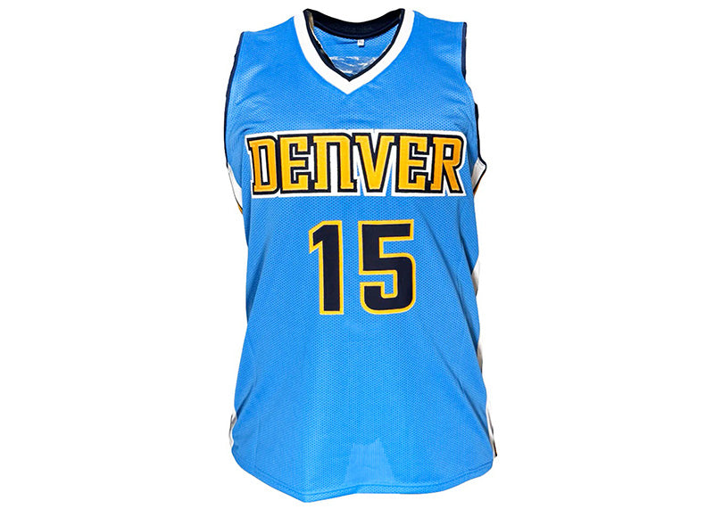 Nikola Jokic Signed Denver Light Blue Basketball Jersey JSA
