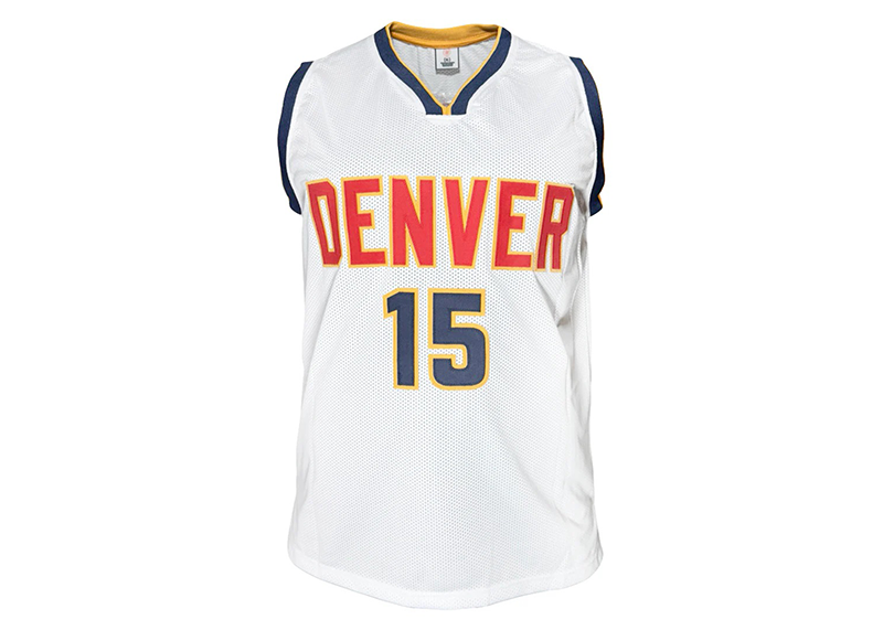 Nikola Jokic Signed Denver White Basketball Jersey (JSA)