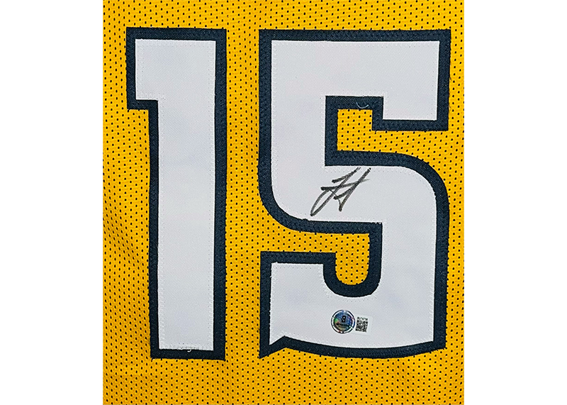 Nikola Jokic Signed Denver Yellow Basketball Jersey Beckett