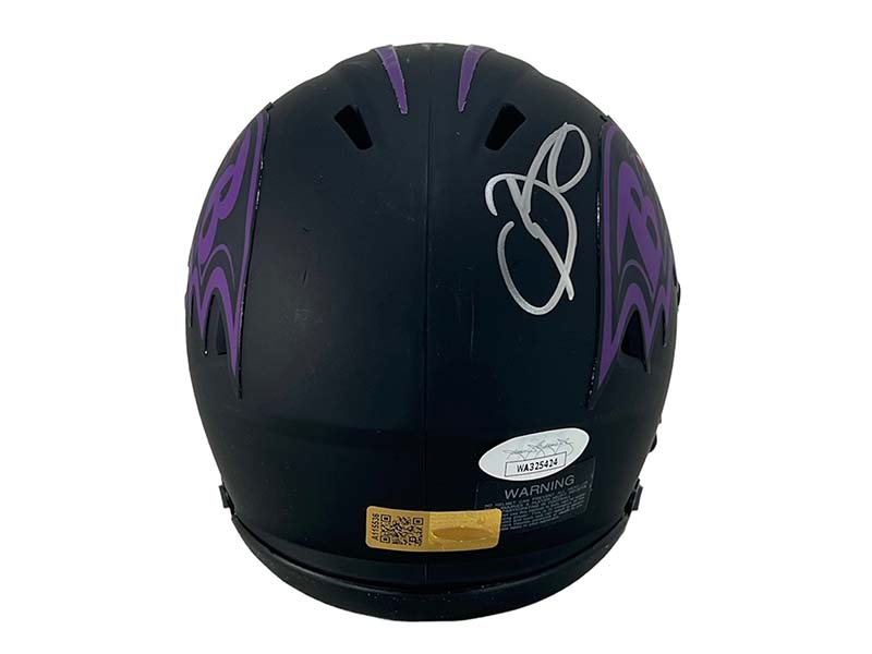 Odell Beckham Jr. Signed Eclipse Baltimore Ravens Mini Helmet Beckett