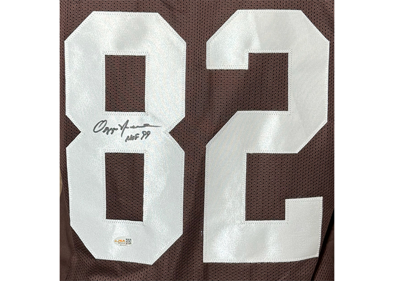 Ozzie Newsome Signed Cleveland Brown Football Jersey JSA