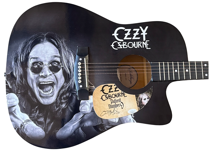 Ozzy Osbourne Signed Acoustic Guitar (JSA)