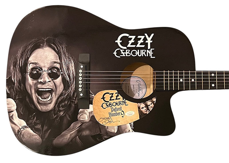Ozzy Osbourne Signed Acoustic Guitar (JSA) — Golden Autographs