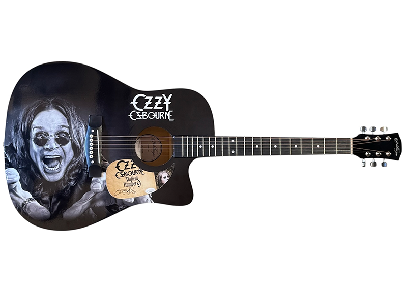 Ozzy Osbourne Signed Acoustic Guitar (JSA)