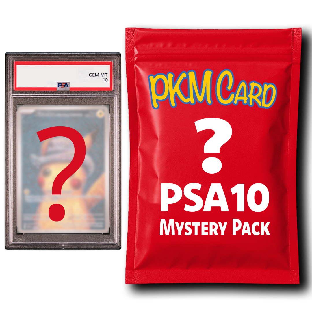 PKM PSA 10 Graded Card Mystery Pack Trading Card Game — Golden