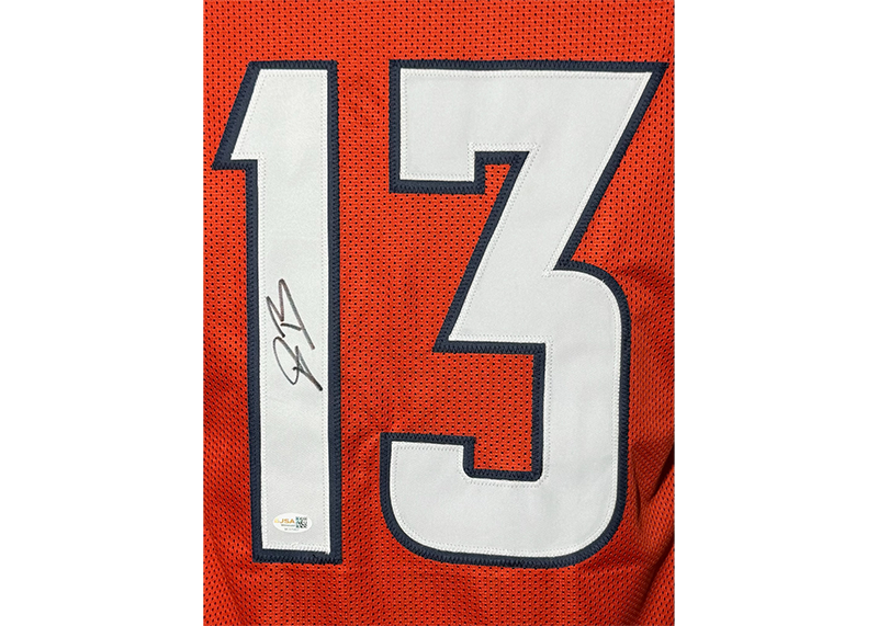Pat Bryant Signed Denver Orange Football Jersey JSA