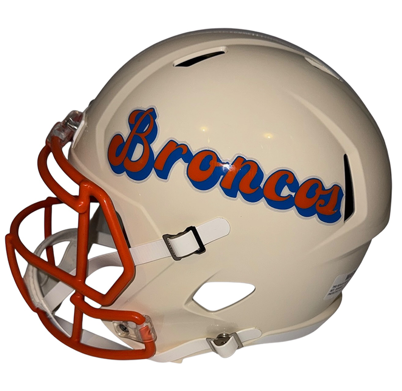 Patrick Surtain II Signed Denver Broncos Retro Full Size Speed Helmet Beckett