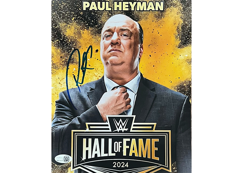 Paul Heyman Signed WWE 8x10 Photo JSA