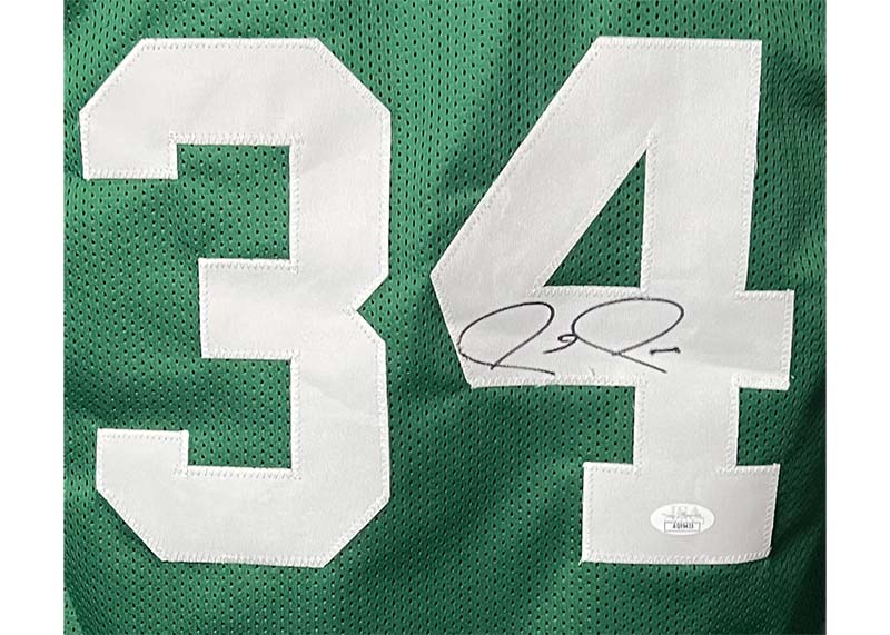 Paul Pierce Signed Boston Green Basketball jersey JSA