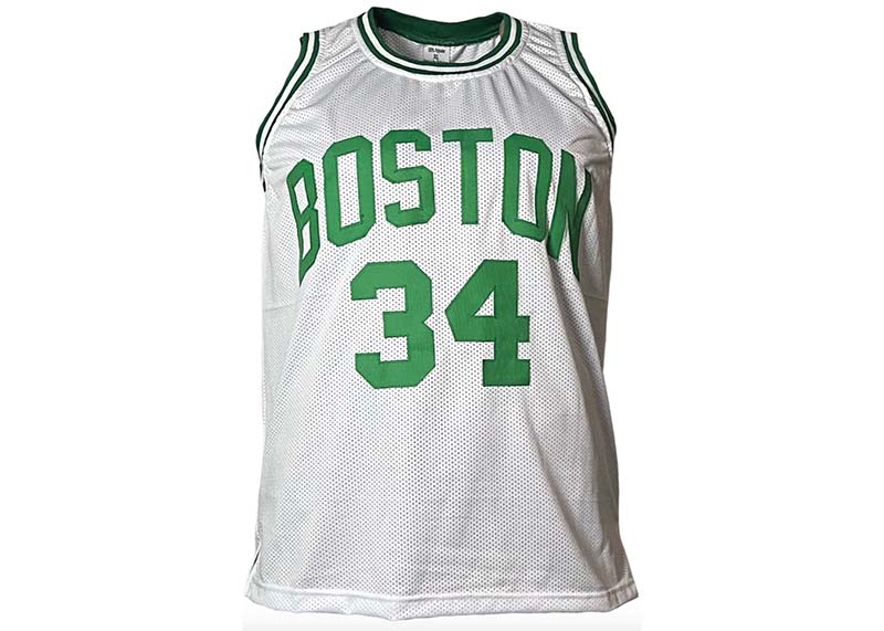 Paul Pierce Signed Boston White Basketball jersey JSA