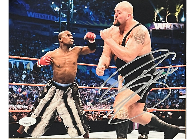 Paul Wight (Big Show) Signed WWE Wrestling Photo 8x10 JSA With Floyd Mayweather