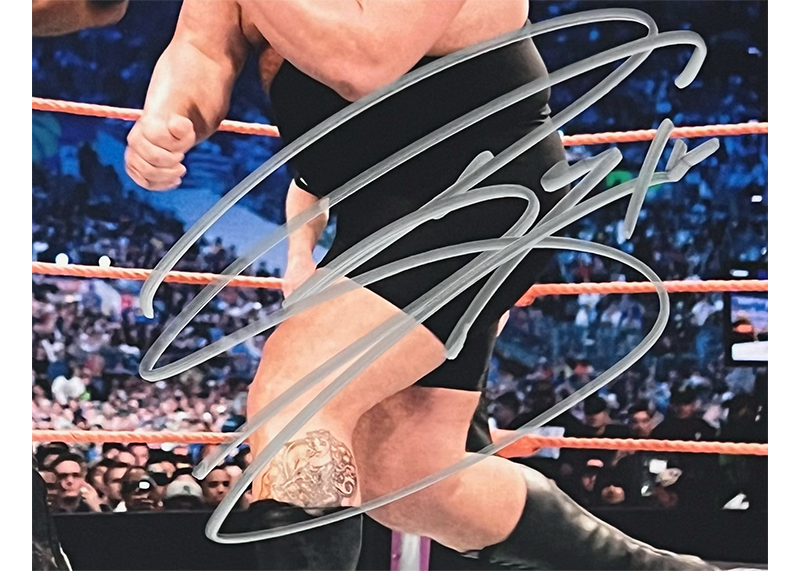 Paul Wight (Big Show) Signed WWE Wrestling Photo 8x10 JSA With Floyd Mayweather