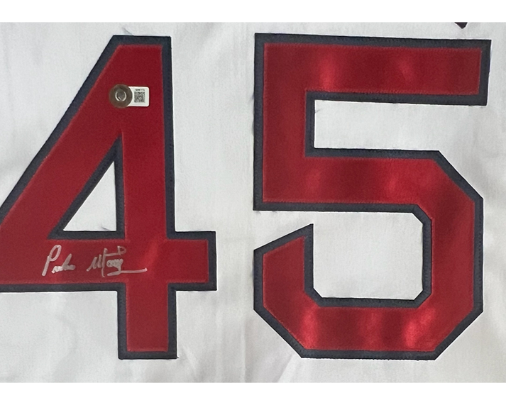 Pedro Martinez Signed Custom Boston White Baseball Jersey Beckett