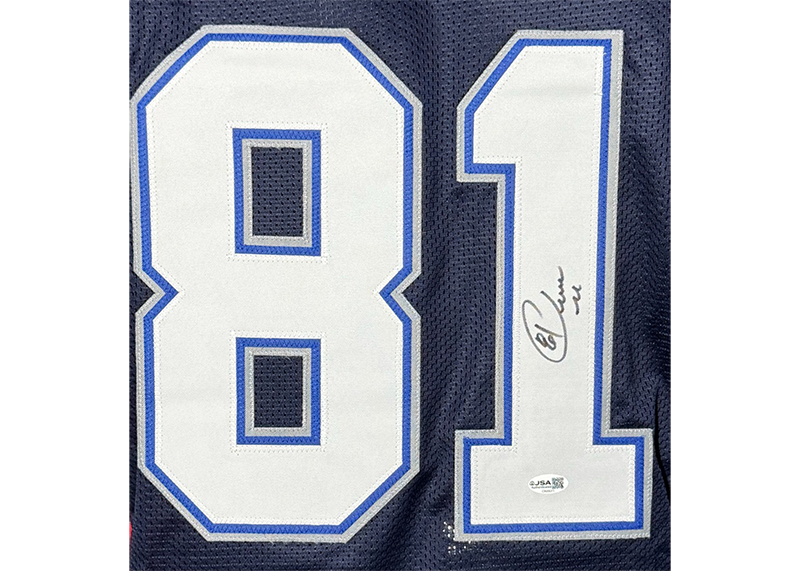 Peerless Price Signed Buffalo Blue Football Jersey JSA
