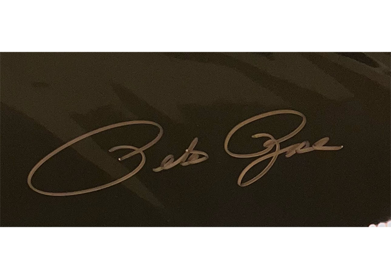 Pete Rose Autographed 16x20 Cincinnati Reds Photo JSA