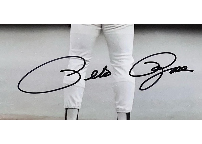 Pete Rose Autographed 16x20 Cincinnati Reds Photo JSA