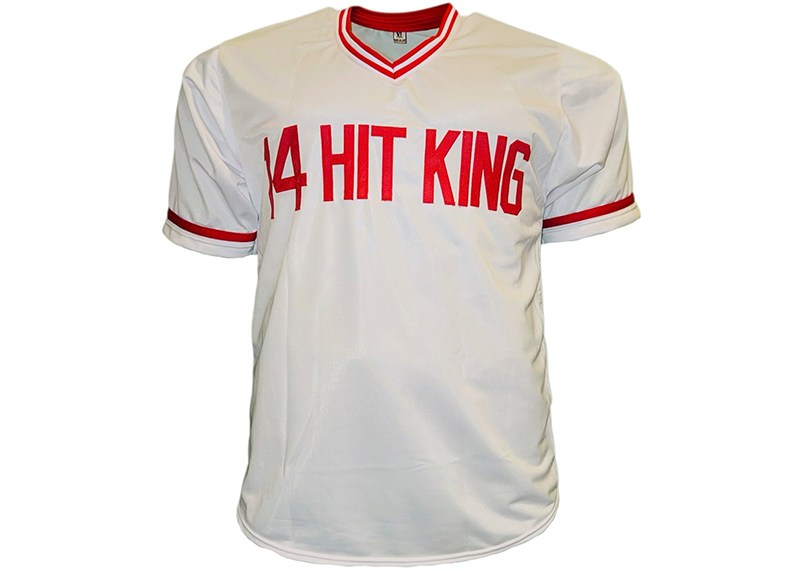 Pete Rose Signed Cincinnati White Baseball Jersey JSA