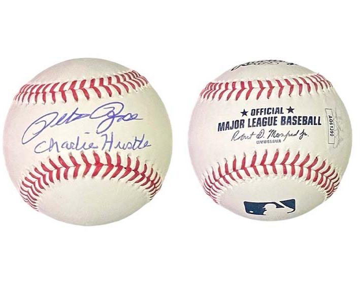 Pete Rose Signed Official MLB “Charlie Hustle” Inscription Baseball JSA