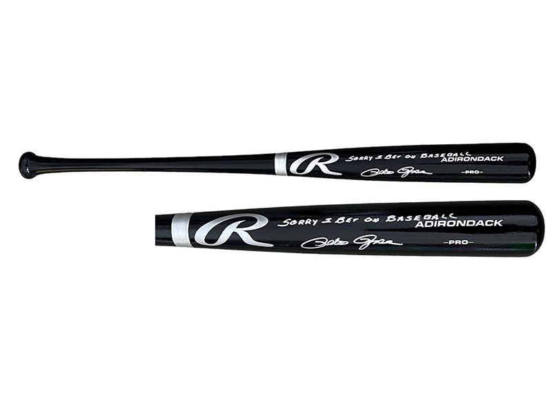 Pete Rose Signed Rawlings Black Baseball Bat “Sorry I Bet On Baseball” Insc JSA