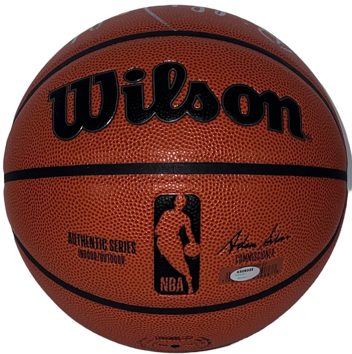 Mark Price & Brad Daugherty Signed Wilson Basketball JSA