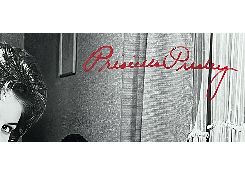 Priscilla Presley Signed 8x10 Photo With Elvis Presley JSA