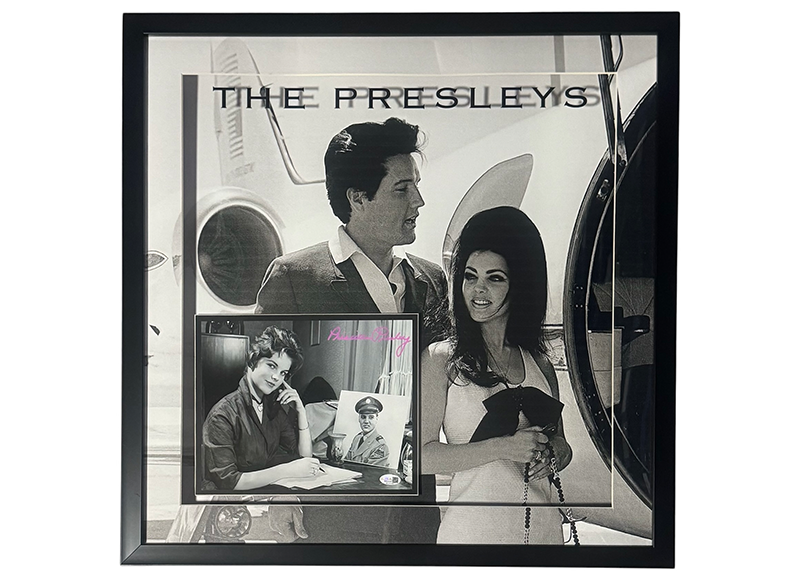 Priscilla Presley Signed Photo 3D LED Light Up Frame 25.5x25.5 JSA