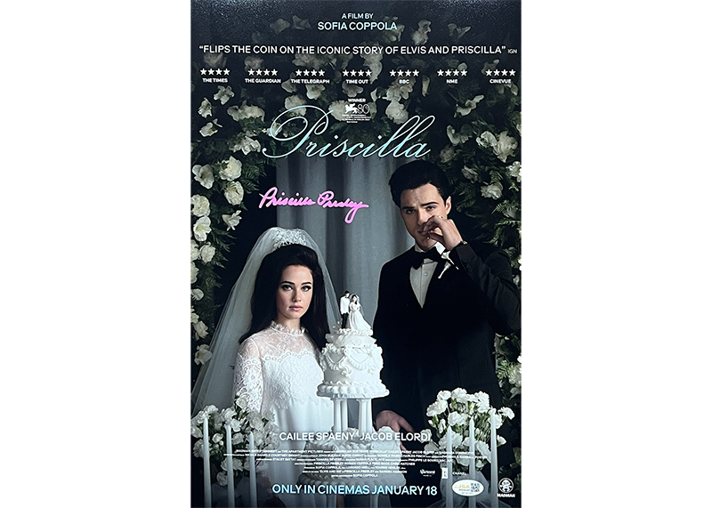 Priscilla Presley Signed Priscilla 11x17 Movie Poster JSA