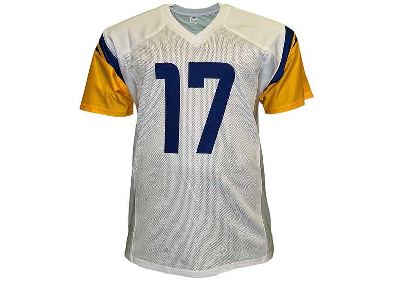 Puka Nacua Unsigned Los Angeles Blue Football Jersey