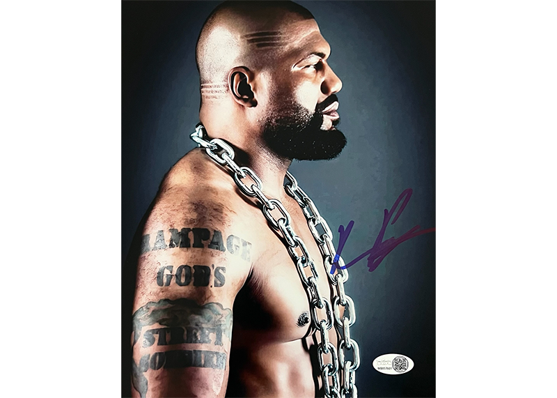 Quinton Rampage Jackson Signed 8x10 Photo JSA