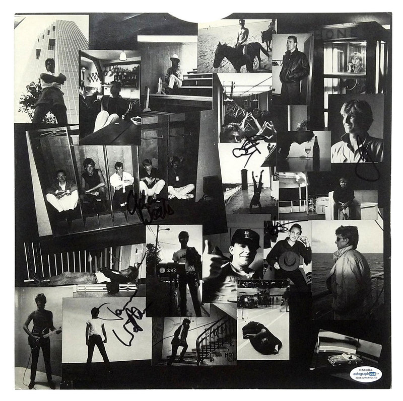 The Fixx Signed X5 Autographed LP Album Sleeve Insert ACOA