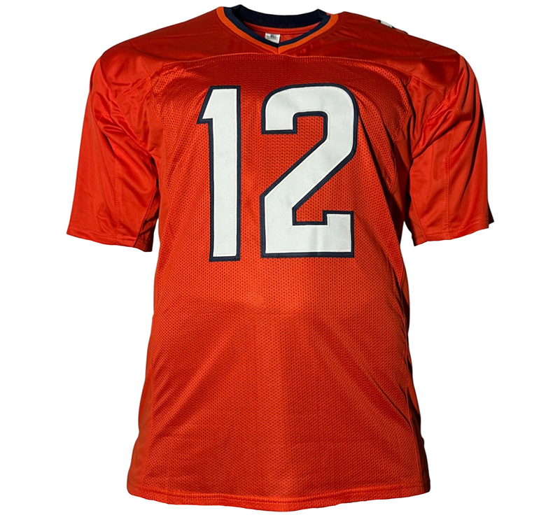 RJ Harvey Signed Denver Orange Football Jersey JSA