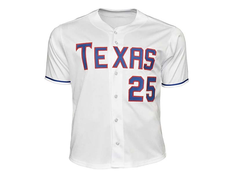 Rafael Palmeiro Signed 3020 Hs 569 HRs Inscription Texas White Custom Baseball Jersey JSA